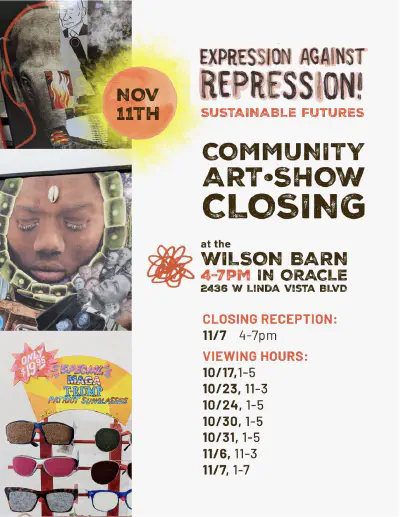 Expression Against Repression: Community Art Show Closing